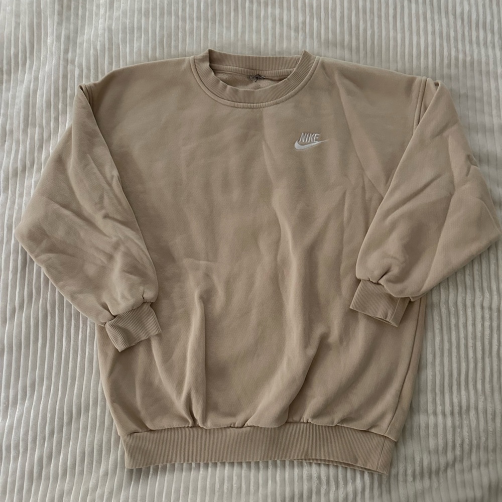 Tan Nike crewneck